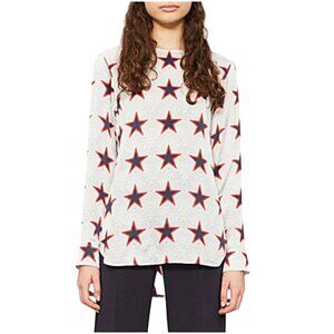 SPORTMAX by Max Mara Vigile Star print Silk satin Top size US 6 EU 38 blouse